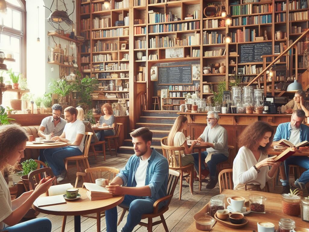 La lectura te permite también relacionarte con otras personas que tienen el mismo gusto de leer.